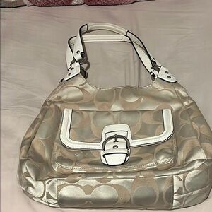 Coach vintage monogram hobo purse